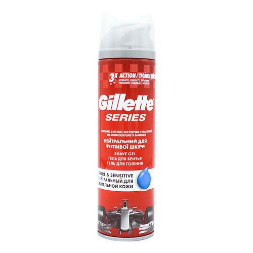 Гель для бритья Gillette Series Sensitive для чувствительной кожи 200 мл