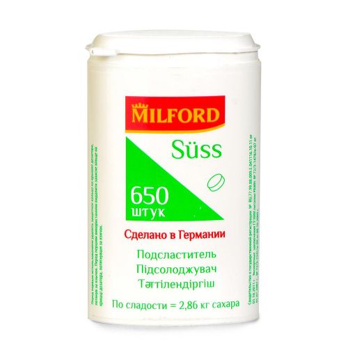 Сахарозаменитель Milford 650 таблеток