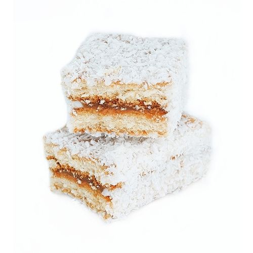 Пирожное протеиновое Protein Rex Lamington Молочное в кокосовой обсыпке ...
