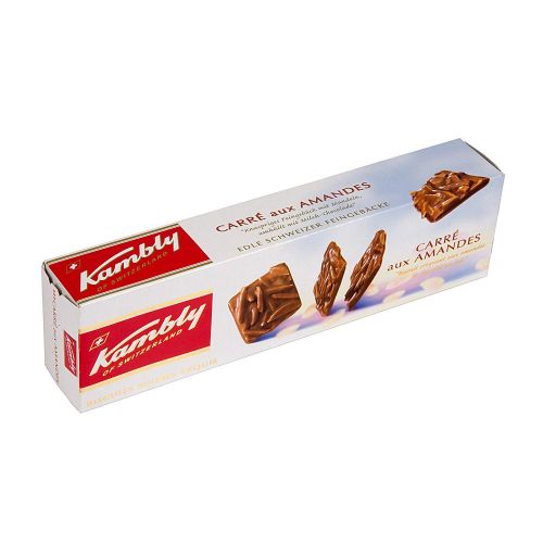 Печенье Kambly Carre Aux Amandes с миндалем и шоколадом 80 г