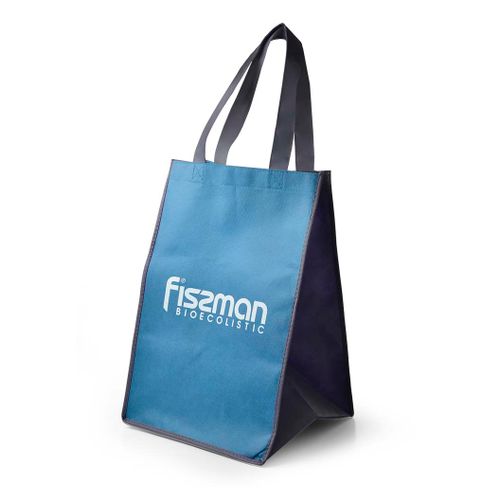 Сумка Fissman с логотипом голубая 30 x 30 x 45 см