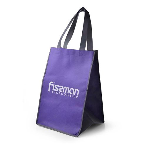 Сумка Fissman с логотипом фиолетовая 30 x 30 x 45 см