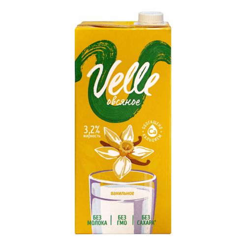 Напиток овсяный Velle ванильный 3,2% 1 л