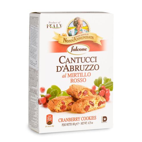 Печенье Falcone Cantucci D'Abruzzo с клюквой 180 г