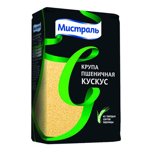 Крупа пшеничная Мистраль Кускус из твердых сортов пшеницы 450 г ...