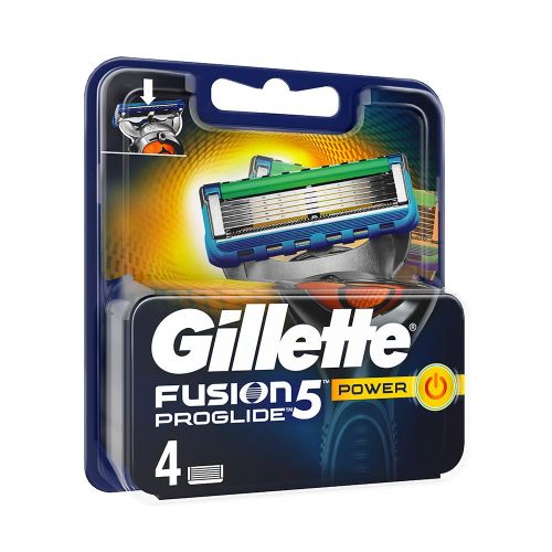 Кассеты для бритвенного станка Gillette Fusion Proglide Power 5 лезвий 4 шт