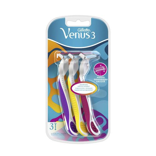 Бритвенный станок Gillette Simply Venus 3 Plus 3 лезвия одноразовый женский 3 шт
