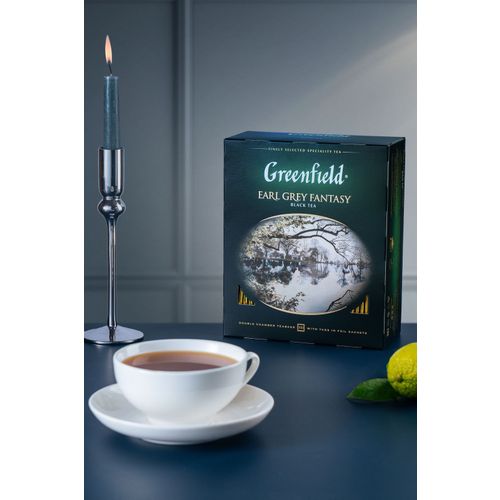 Чай черный Greenfield Earl Grey Fantasy бергамот в пакетиках 2 г х 100 шт