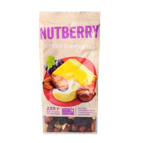 Фруктово-ореховая смесь Nutberry 220 г