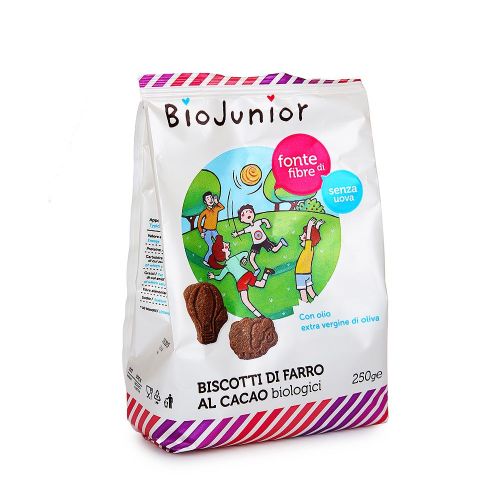 Печенье BioJunior из спельты с какао BIO 250 г