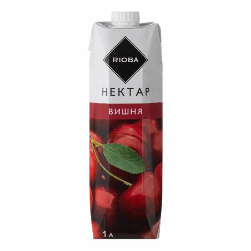 Нектар Rioba вишневый 1 л - купить с самовывозом в СберМаркет