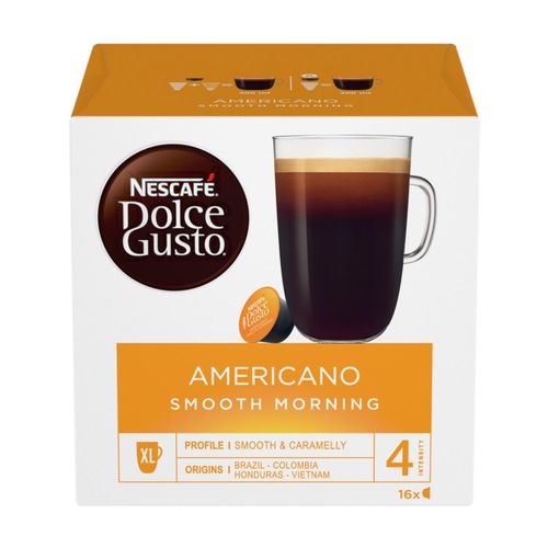 Кофе Nescafe Dolce Gusto Americano Smooth Morning в капсулах 10 г х 16 шт