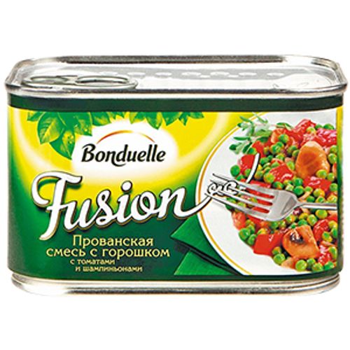 Смесь Bonduelle Fusion прованская с горошком, томатами и шампиньонами 375 г