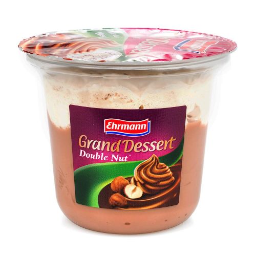 Пудинг Ehrmann Grand Dessert 4,9% Двойной Орех 200 г Россия, БЗМЖ