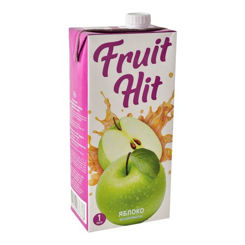 Напиток сокосодержащий Fruit Hit яблоко 1 л - купить с самовывозом в ...