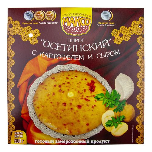 Пирог Максо Осетинский с картофелем и сыром замороженный 500 г
