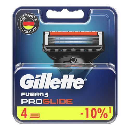 Кассеты Gillette Fusion 5 ProGlide для станка с пятью лезвиями 4 шт