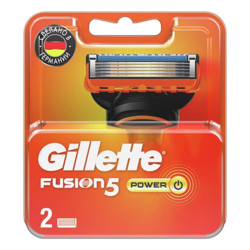Кассеты Gillette Fusion5 Power для станка с пятью лезвиями 2 шт