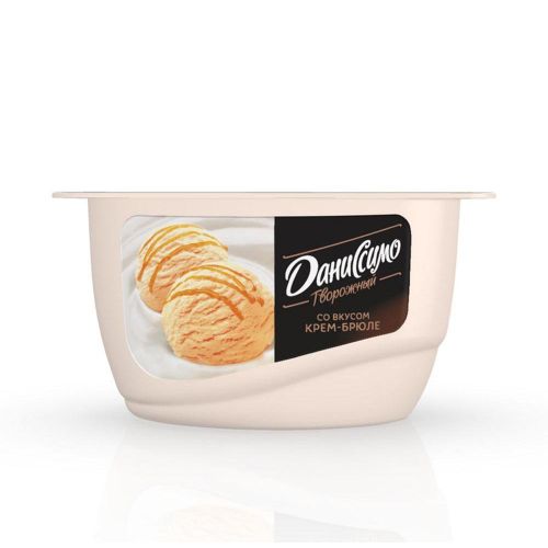 Творожок Даниссимо Мороженое крем-брюле 5,5% бзмж 130 г