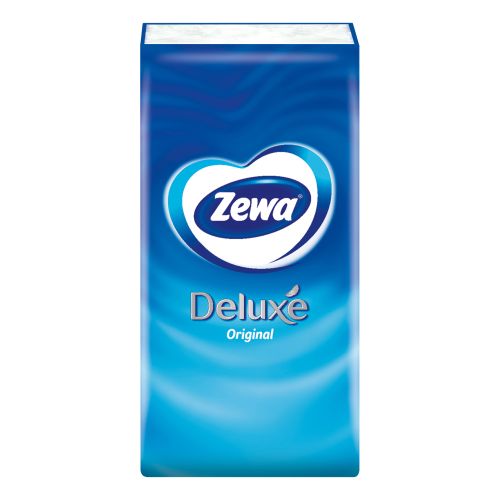 Платочки бумажные Zewa Deluxe Design 3 слоя 10 шт