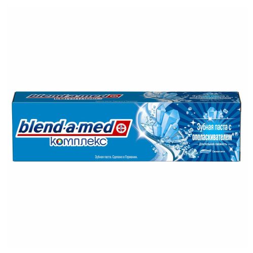 Зубная паста Blend-a-med Комплекс с ополаскивателем длительная свежесть свежая мята 100 мл