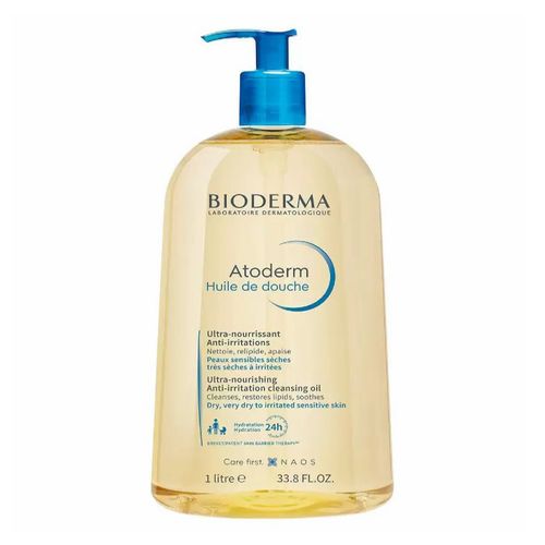 Масло для лица и тела Bioderma Atoderm увлажняющее и смягчающее 1 л