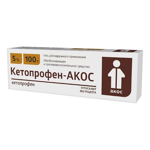 Кетопрофен-Акос гель 5% 100 г
