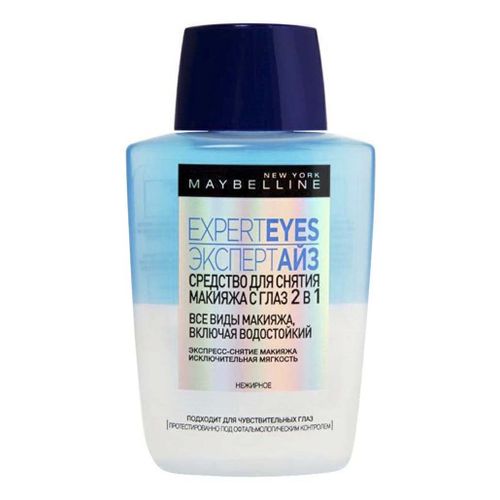Средство для снятия макияжа с глаз Maybelline New York ExpertEyes 2 в 1 двухфазное 125 мл