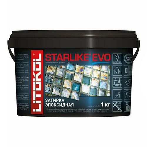 Затирка эпоксидная для плитки Litokol Starlike Evo S.100 абсолютно ...