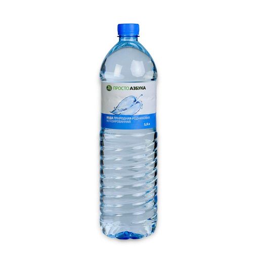 Вода природная родниковая питьевая Просто Азбука негазированная 1,5 л