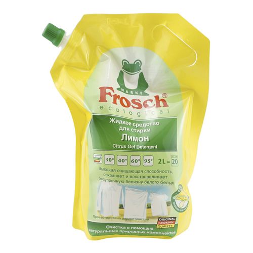 Жидкое средство Frosch Лимон для стирки белого белья 2 л