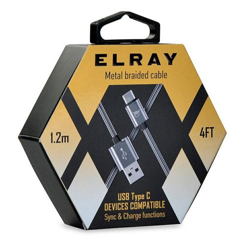 Кабель Elray USB 2.0 Type-C 1,2 м