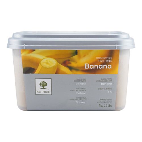 Пюре Ravifruit из банана замороженное 1 кг