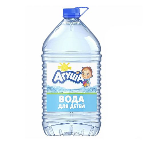 Вода детская питьевая Агуша негазированная с рождения 5 л