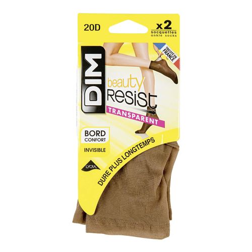 Носки женские Dim Basic 2069 коричневый 20 den 2 пары