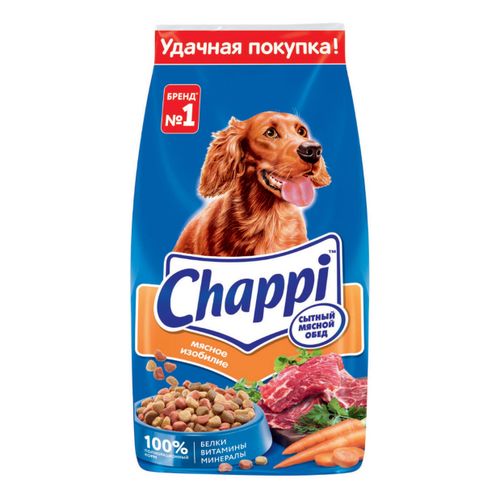 Сухой корм Chappi Сытный обед Мясное изобилие с мясом для собак 15 кг