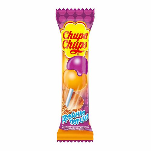 Леденец Chupa Chups Двойная порция 12 г в ассортименте (вкус по наличию ...