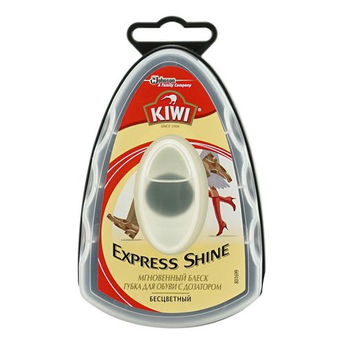 Губка для обуви Kiwi Express Shine бесцветная 7 мл