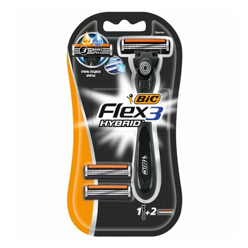 Набор для бритья Bic Flex 3 Hybrid 3 предмета