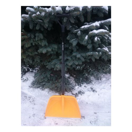 Лопата для уборки снега Protex Профи черный-оранжевый