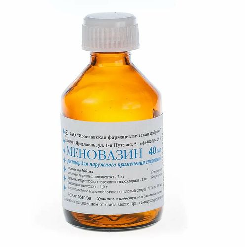 Меновазин раствор 40 мл - купить с доставкой на дом в СберМаркет