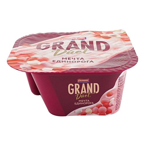 Десерт творожный Grand Duet Мечта единорога со вкусом ягодного мороженого с насыпкой 5,5% 135 г
