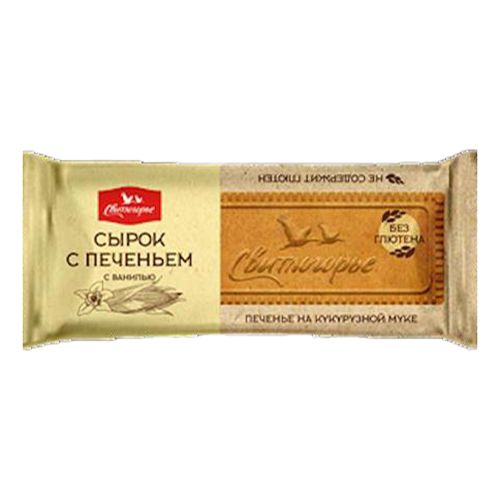 Сырок творожный Свитлогорье глазированный с ванилью и печеньем 23% 50 г ...
