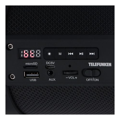 Магнитола портативная Telefunken SoundBit Bass 2 TF-PS1270B