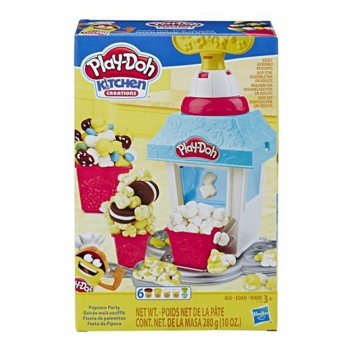 Набор для лепки Play-Doh Попкорн-вечеринка с формочками и инструментами 5 цветов