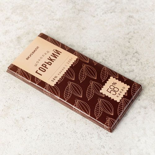 Шоколад ВкусВилл горький 100 г