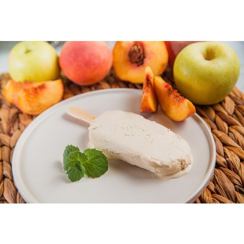 Мороженое Лед фруктовый ВкусВилл яблоко-персик 70 г