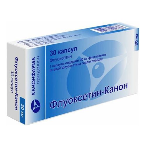 Флуоксетин Канон капсулы 20 мг 30 шт - купить с доставкой на дом в ...