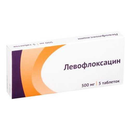Левофлоксацин таблетки 500 мг 10 шт - купить с доставкой на дом в ...