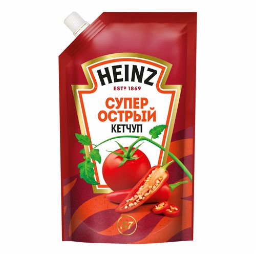 Кетчуп Heinz Суперострый универсальный 320 г